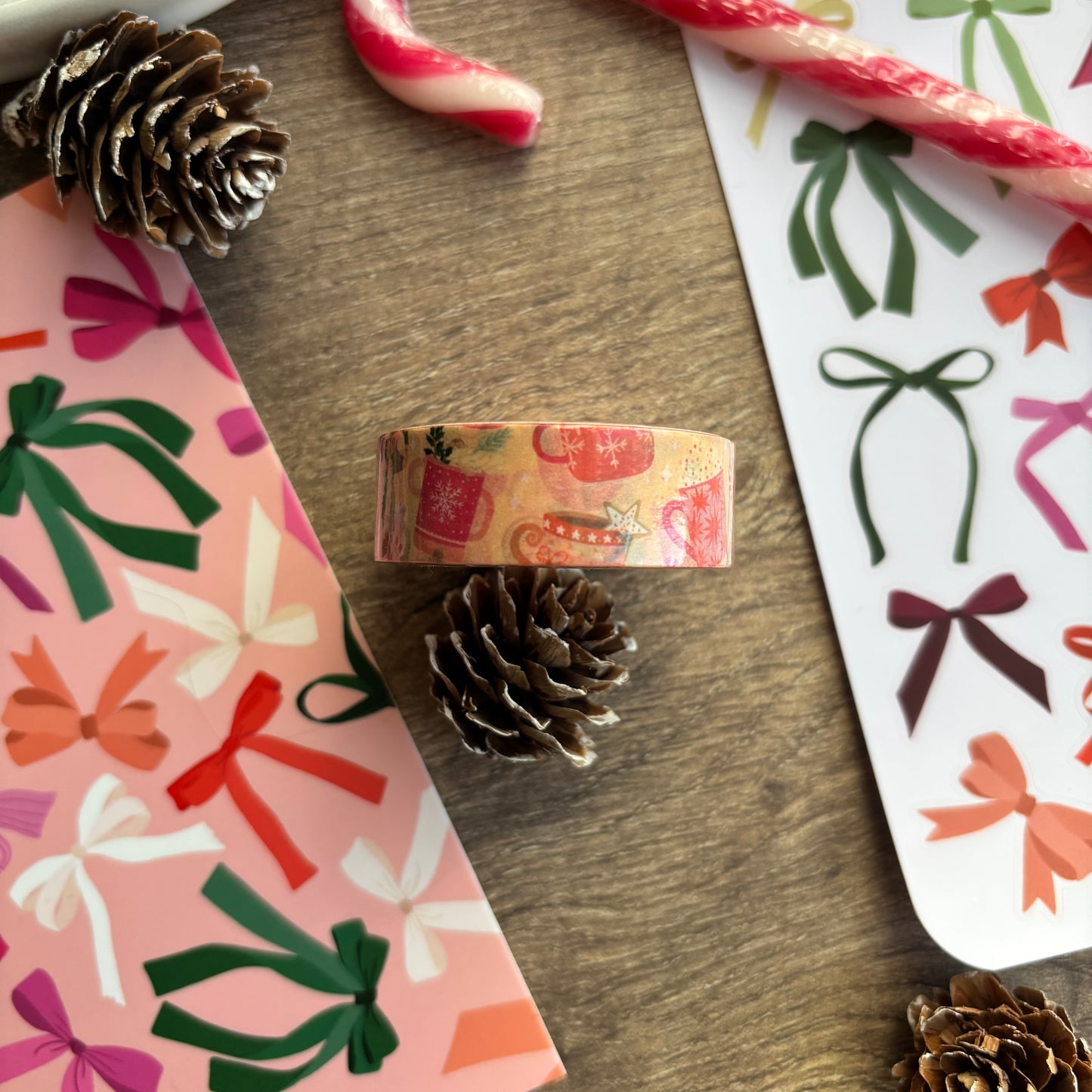 Christmas mugs - Washi-tape