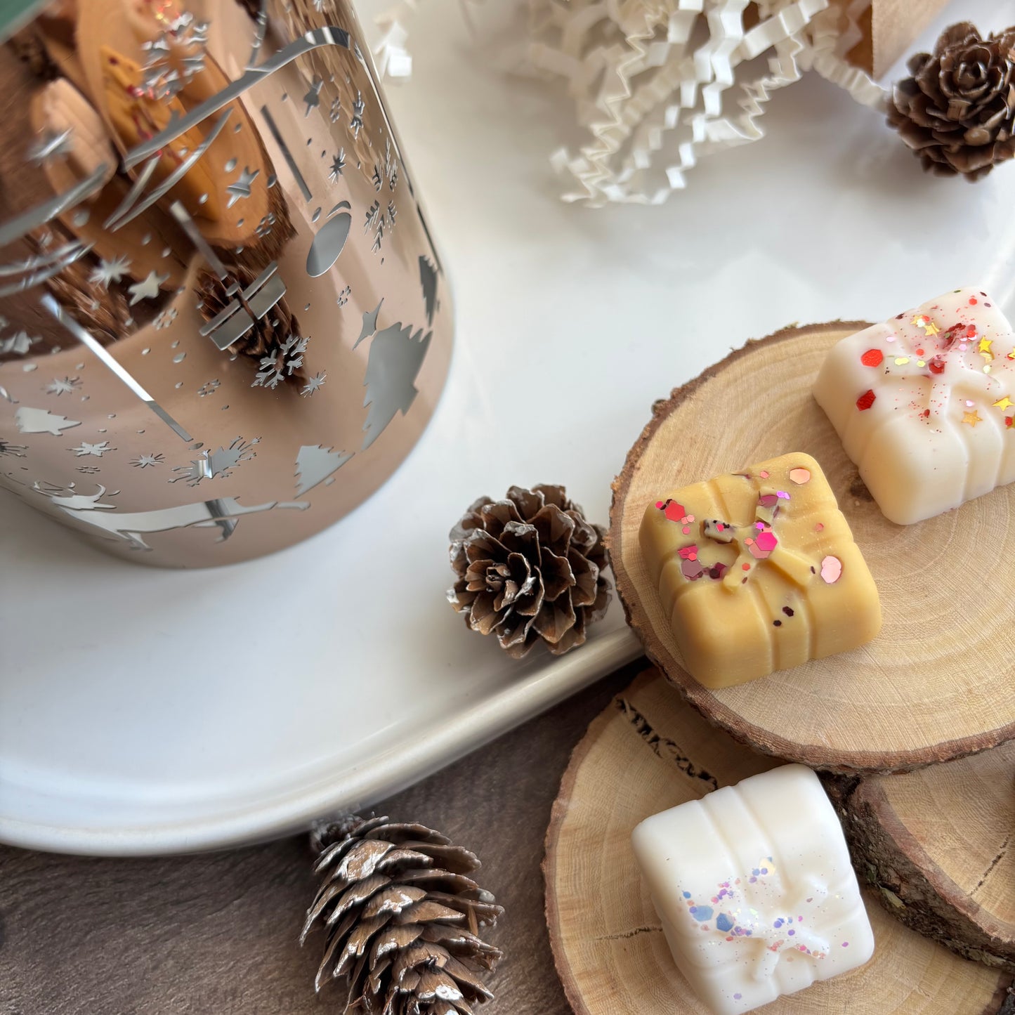 Pack Noël - Brûle-parfum Arche de Noël + 5 fondants parfumés