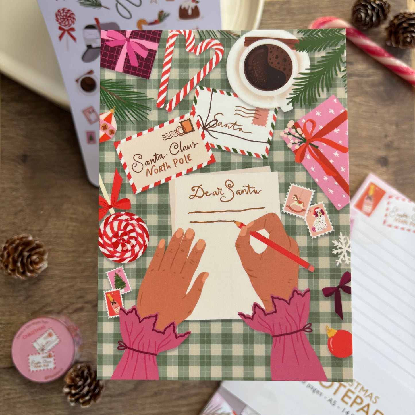 Lettre au père Noël - Set papeterie de Noël